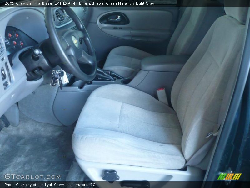 Emerald Jewel Green Metallic / Light Gray 2005 Chevrolet TrailBlazer EXT LS 4x4