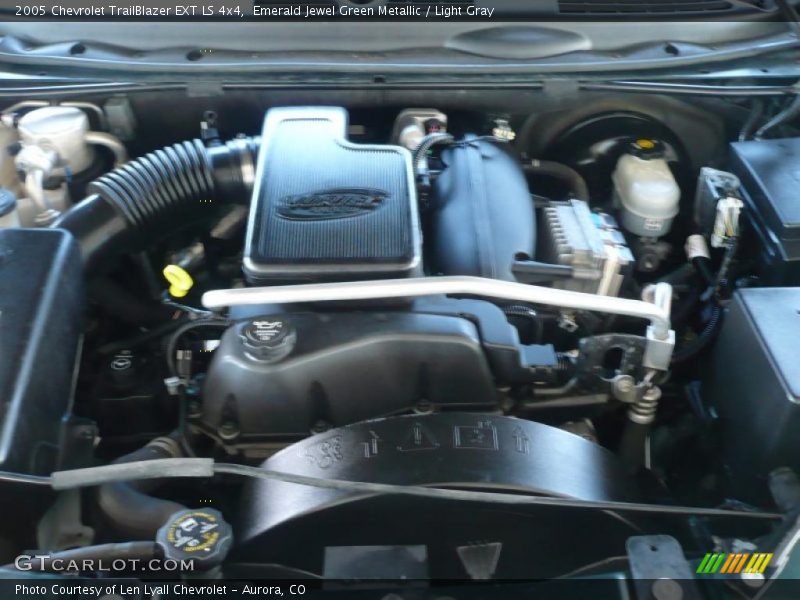 Emerald Jewel Green Metallic / Light Gray 2005 Chevrolet TrailBlazer EXT LS 4x4