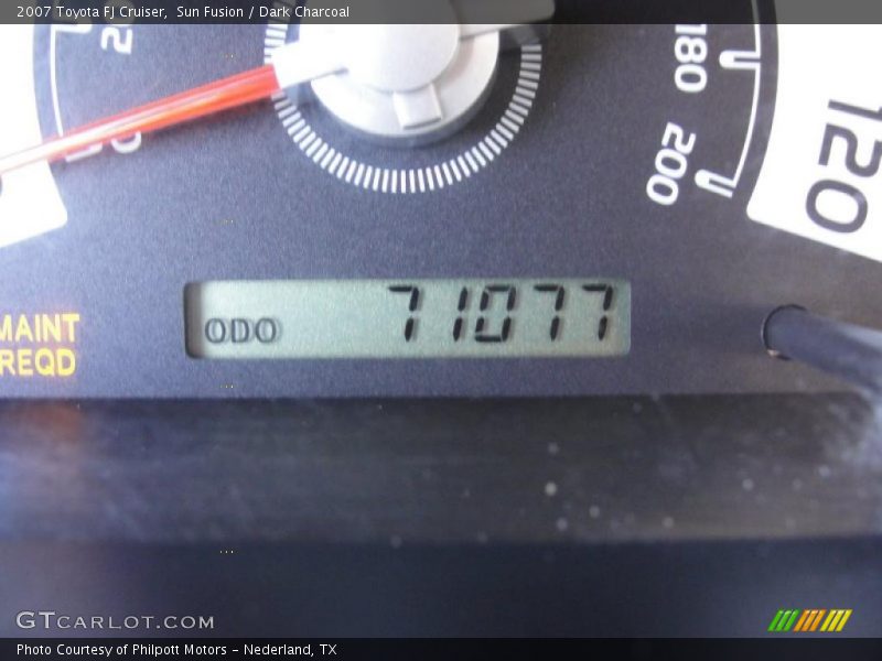Sun Fusion / Dark Charcoal 2007 Toyota FJ Cruiser