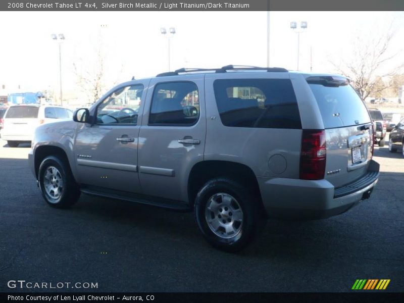 Silver Birch Metallic / Light Titanium/Dark Titanium 2008 Chevrolet Tahoe LT 4x4