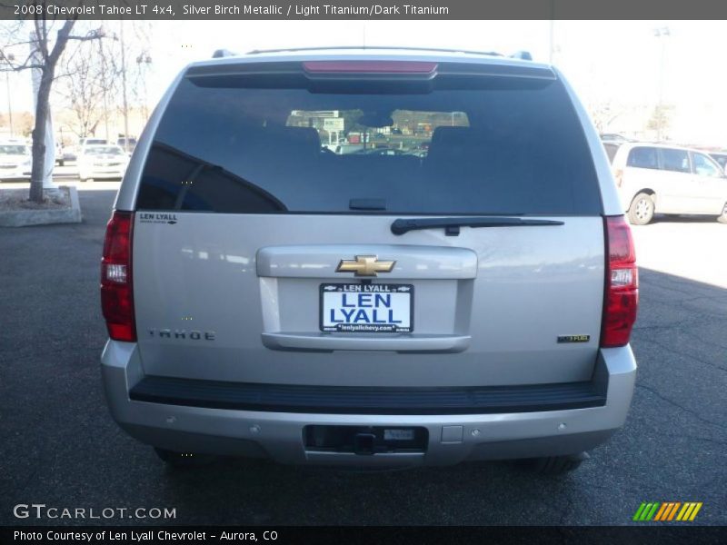 Silver Birch Metallic / Light Titanium/Dark Titanium 2008 Chevrolet Tahoe LT 4x4