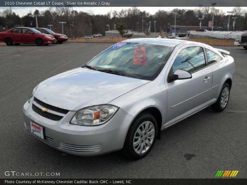 Silver Ice Metallic / Gray 2010 Chevrolet Cobalt LT Coupe