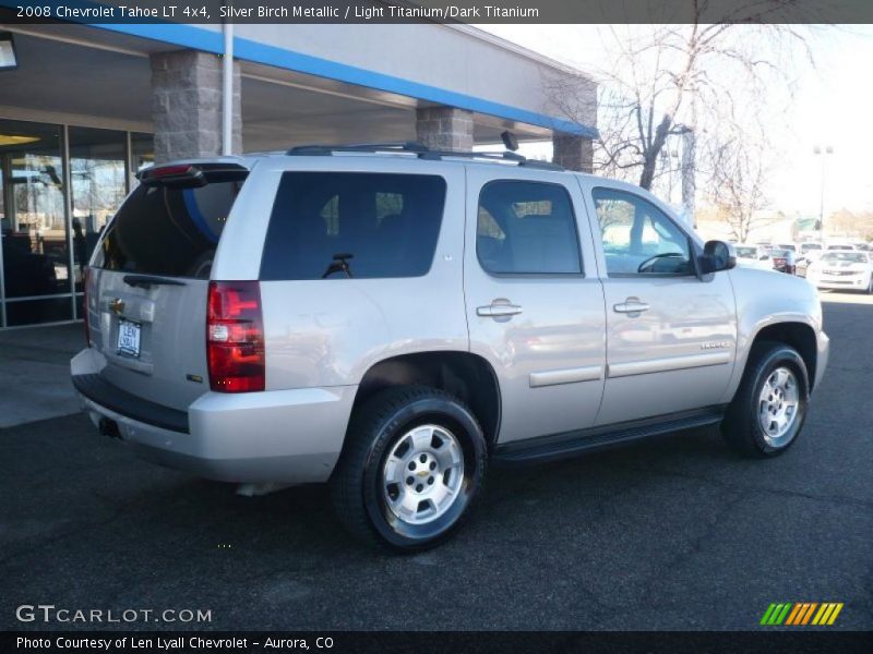 Silver Birch Metallic / Light Titanium/Dark Titanium 2008 Chevrolet Tahoe LT 4x4