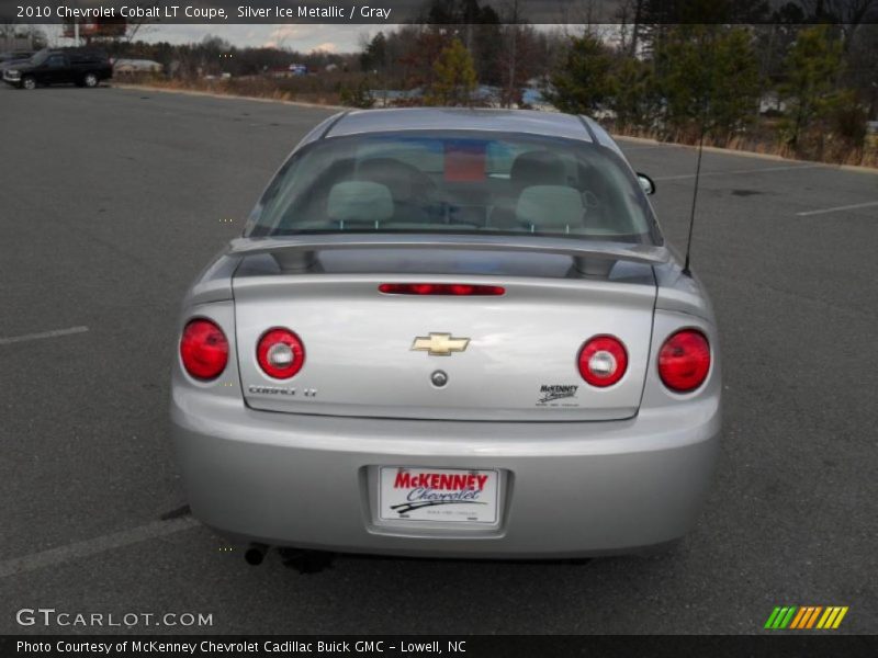 Silver Ice Metallic / Gray 2010 Chevrolet Cobalt LT Coupe