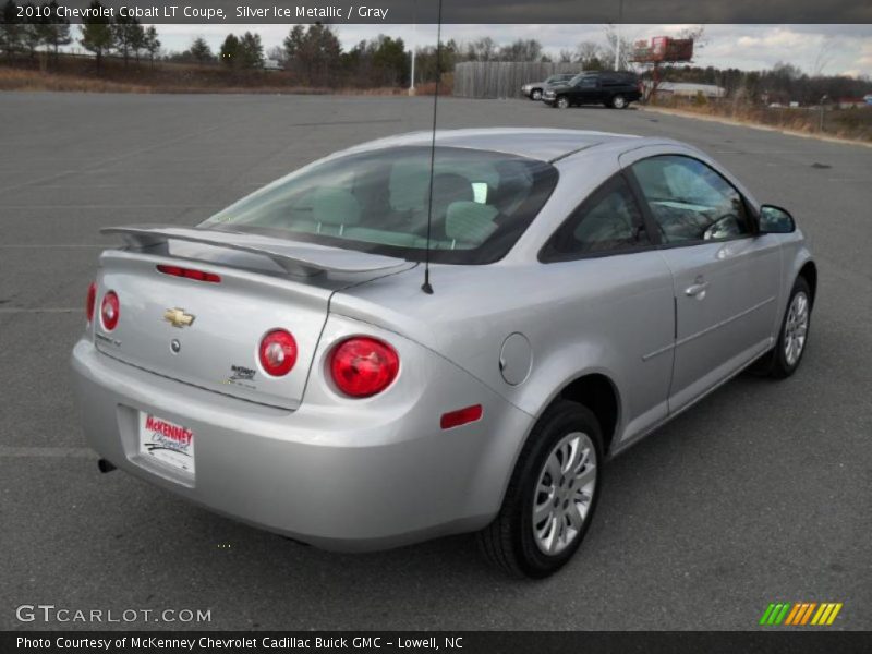 Silver Ice Metallic / Gray 2010 Chevrolet Cobalt LT Coupe