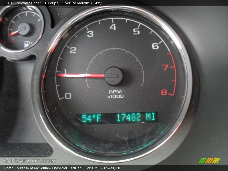 Silver Ice Metallic / Gray 2010 Chevrolet Cobalt LT Coupe