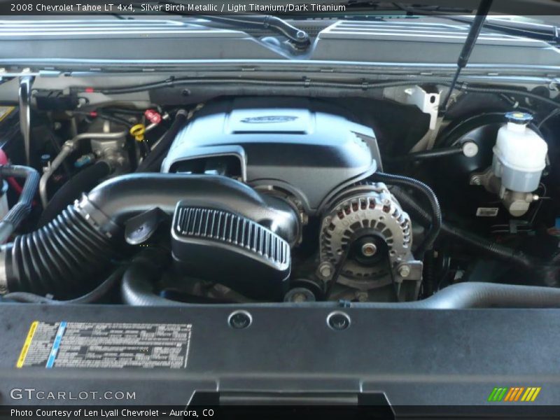 Silver Birch Metallic / Light Titanium/Dark Titanium 2008 Chevrolet Tahoe LT 4x4