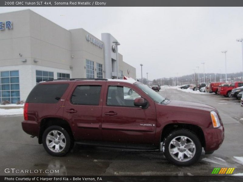 Sonoma Red Metallic / Ebony 2008 GMC Yukon SLT 4x4