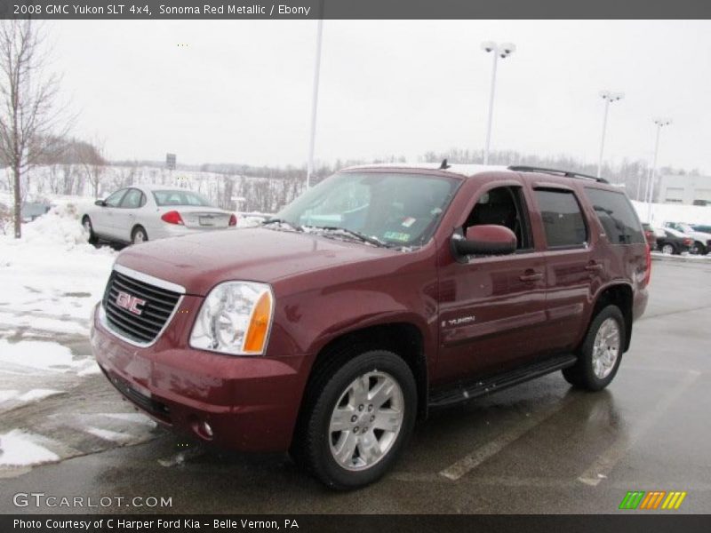Sonoma Red Metallic / Ebony 2008 GMC Yukon SLT 4x4