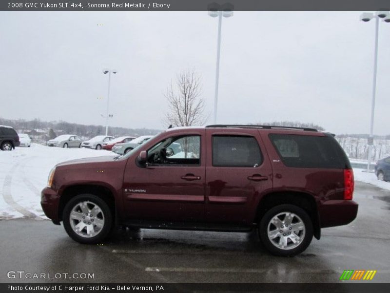Sonoma Red Metallic / Ebony 2008 GMC Yukon SLT 4x4