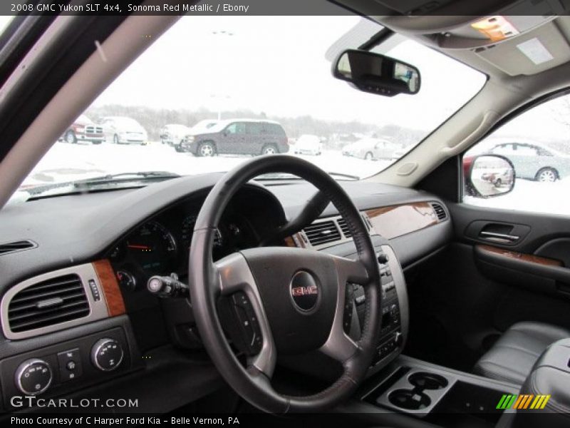 Sonoma Red Metallic / Ebony 2008 GMC Yukon SLT 4x4