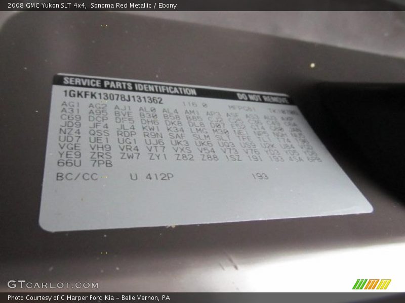 Sonoma Red Metallic / Ebony 2008 GMC Yukon SLT 4x4