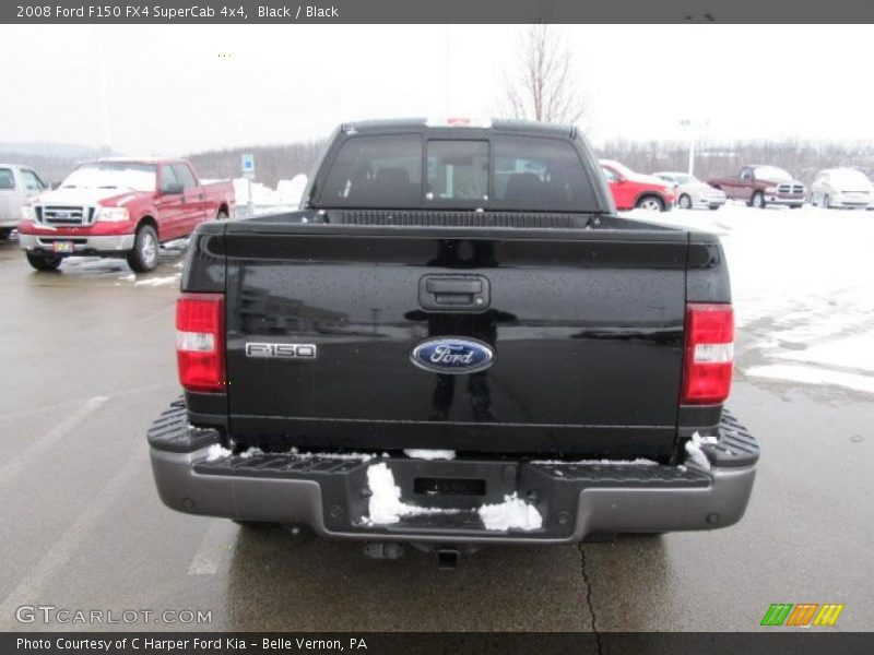 Black / Black 2008 Ford F150 FX4 SuperCab 4x4