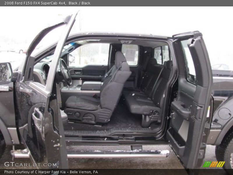  2008 F150 FX4 SuperCab 4x4 Black Interior
