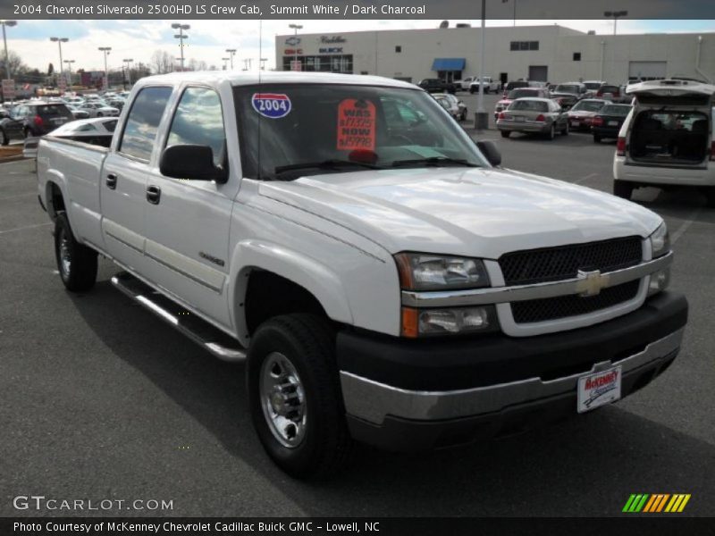 Summit White / Dark Charcoal 2004 Chevrolet Silverado 2500HD LS Crew Cab