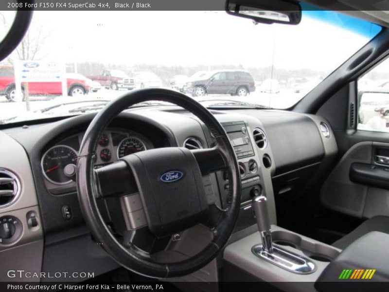 Black / Black 2008 Ford F150 FX4 SuperCab 4x4