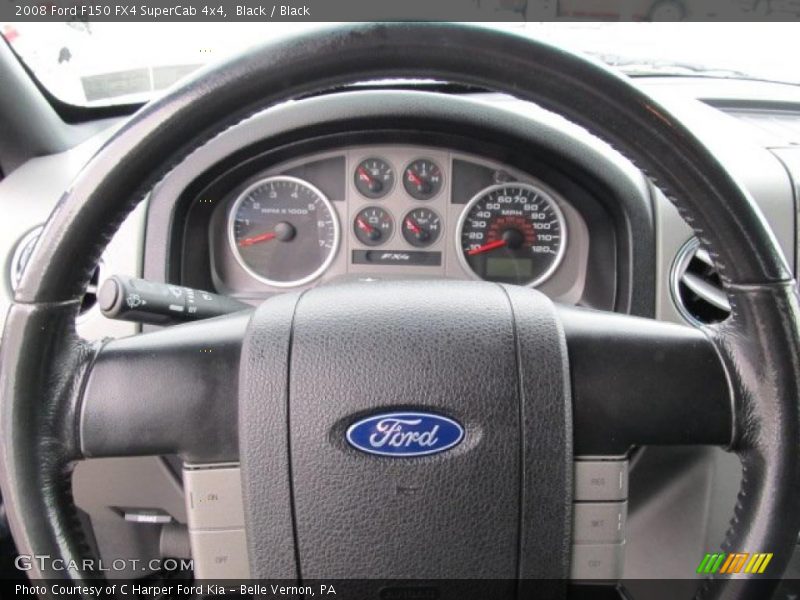 Black / Black 2008 Ford F150 FX4 SuperCab 4x4
