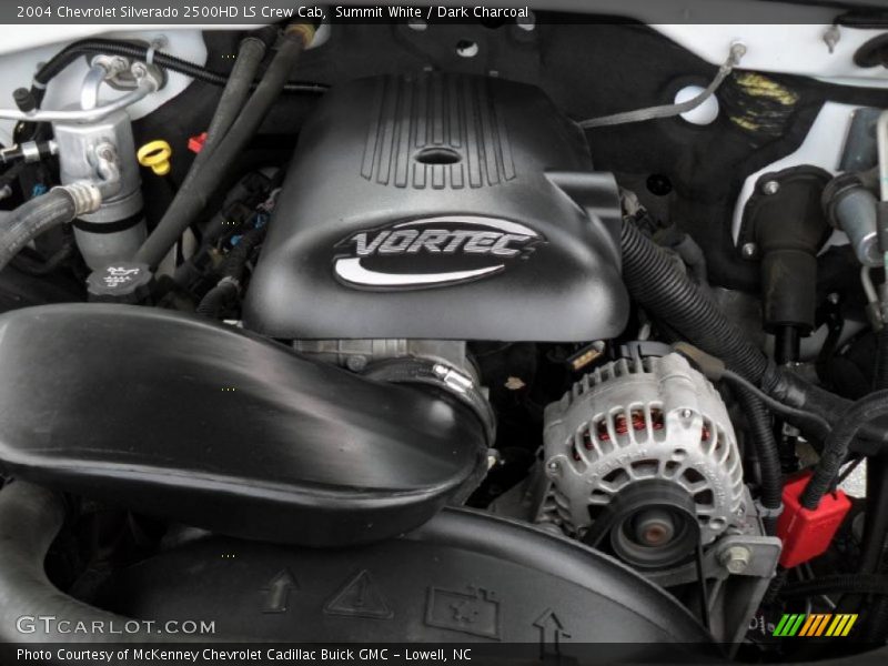 Summit White / Dark Charcoal 2004 Chevrolet Silverado 2500HD LS Crew Cab