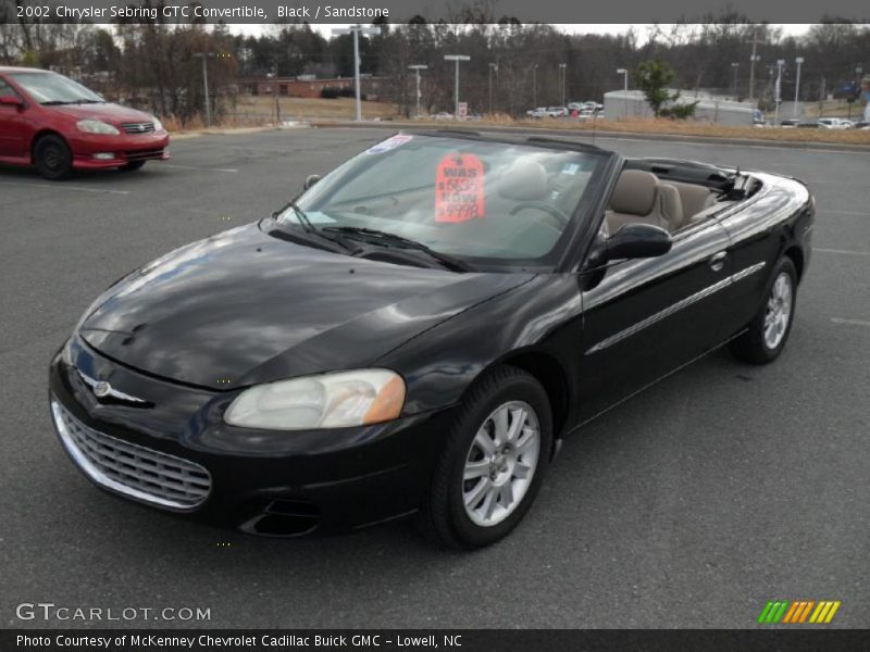 Black / Sandstone 2002 Chrysler Sebring GTC Convertible