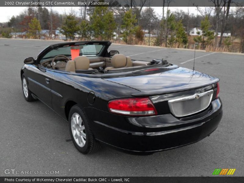 Black / Sandstone 2002 Chrysler Sebring GTC Convertible