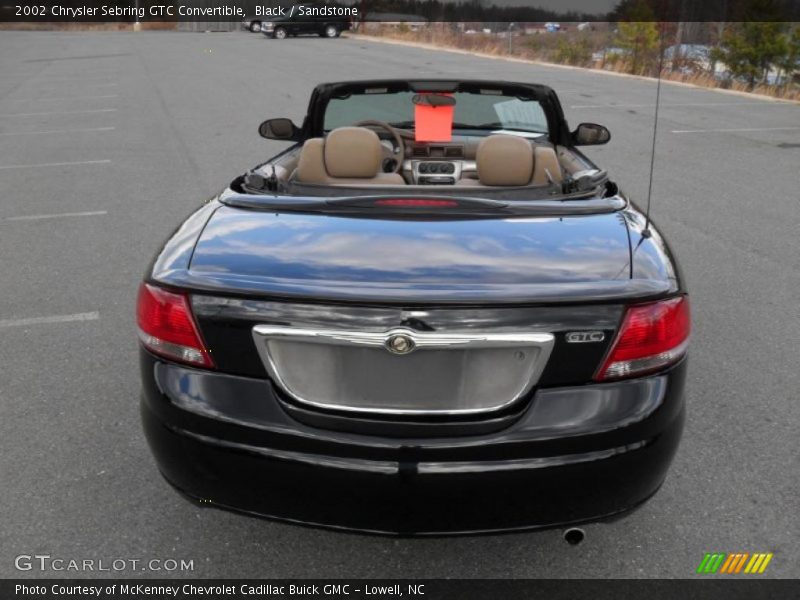Black / Sandstone 2002 Chrysler Sebring GTC Convertible