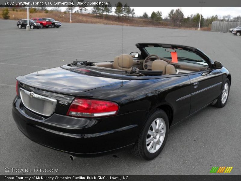 Black / Sandstone 2002 Chrysler Sebring GTC Convertible