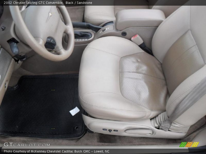 Black / Sandstone 2002 Chrysler Sebring GTC Convertible