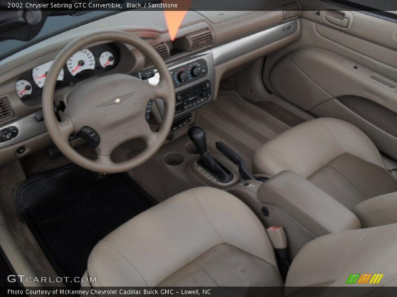 Sandstone Interior - 2002 Sebring GTC Convertible 