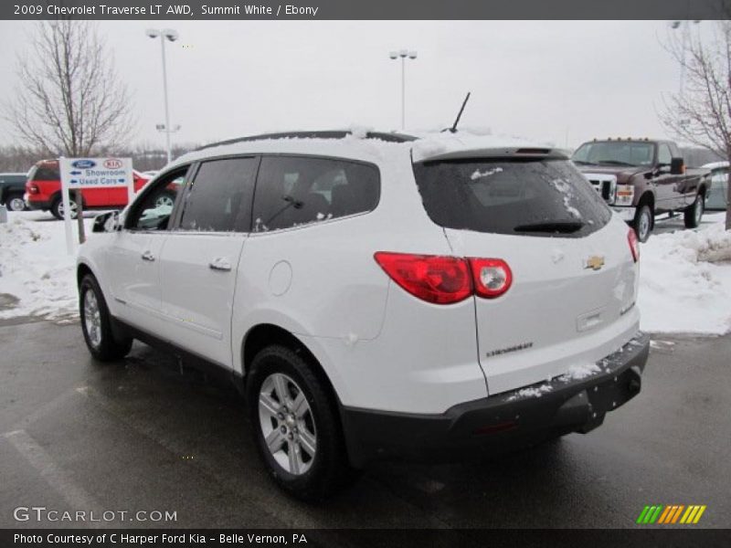 Summit White / Ebony 2009 Chevrolet Traverse LT AWD