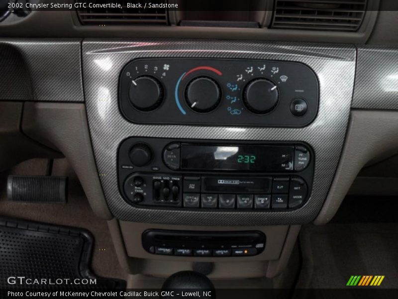 Black / Sandstone 2002 Chrysler Sebring GTC Convertible