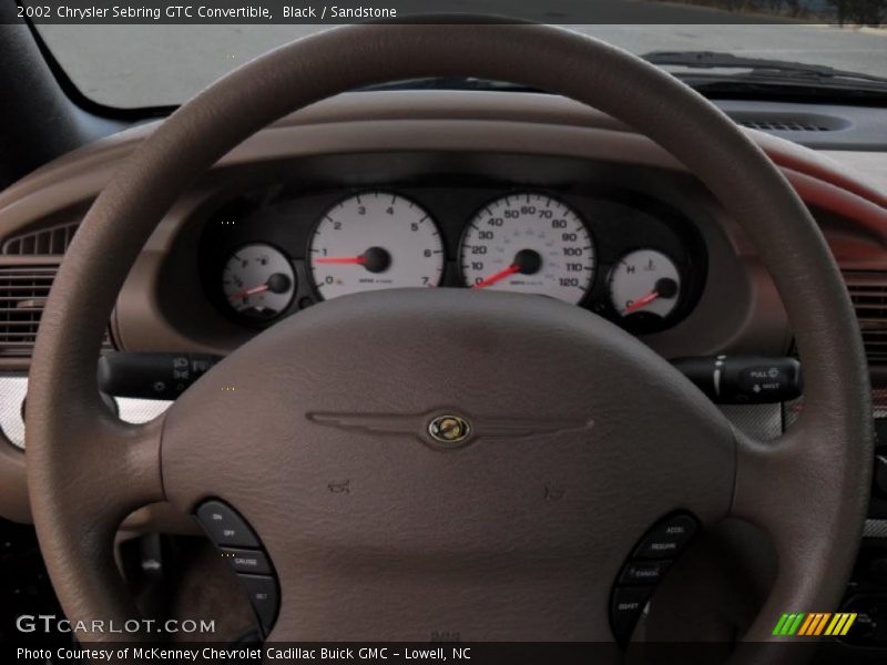 Black / Sandstone 2002 Chrysler Sebring GTC Convertible