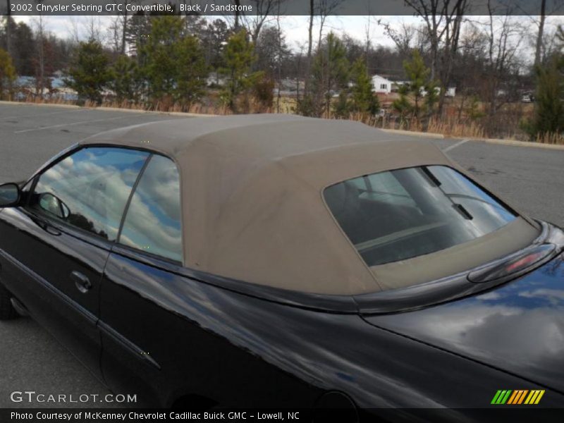 Black / Sandstone 2002 Chrysler Sebring GTC Convertible