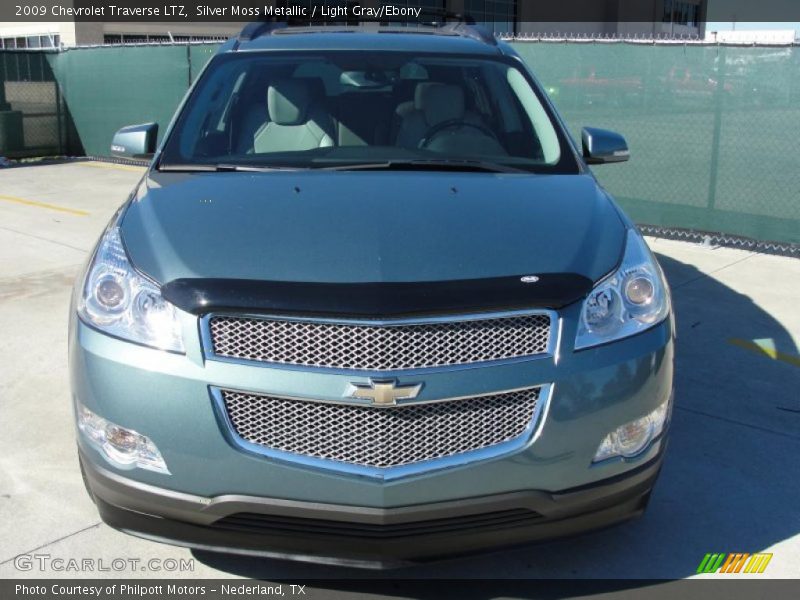 Silver Moss Metallic / Light Gray/Ebony 2009 Chevrolet Traverse LTZ