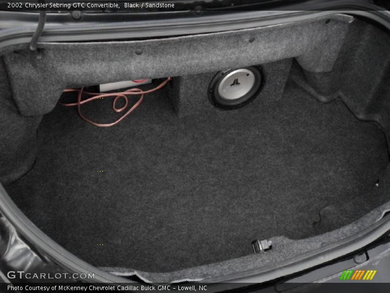Black / Sandstone 2002 Chrysler Sebring GTC Convertible