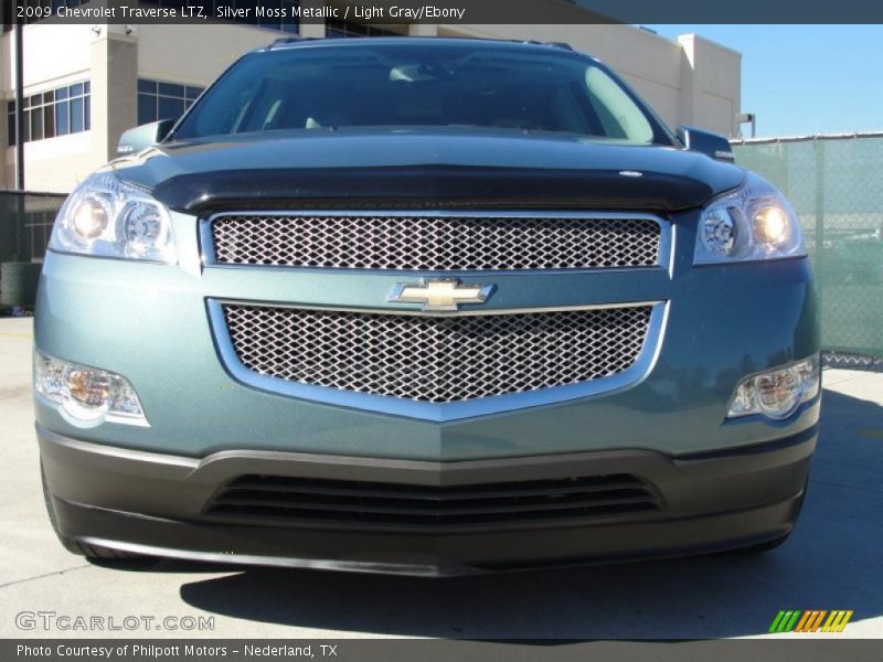 Silver Moss Metallic / Light Gray/Ebony 2009 Chevrolet Traverse LTZ