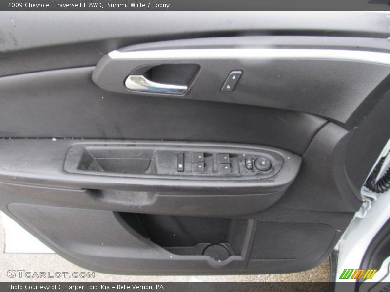 Summit White / Ebony 2009 Chevrolet Traverse LT AWD