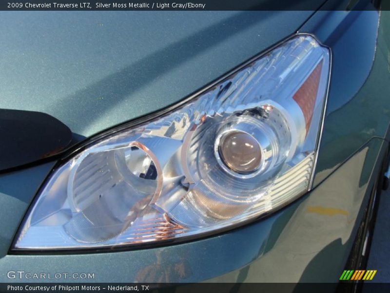 Silver Moss Metallic / Light Gray/Ebony 2009 Chevrolet Traverse LTZ
