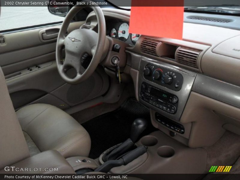 Black / Sandstone 2002 Chrysler Sebring GTC Convertible