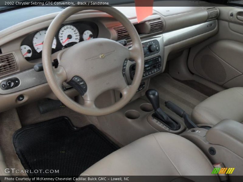 Sandstone Interior - 2002 Sebring GTC Convertible 