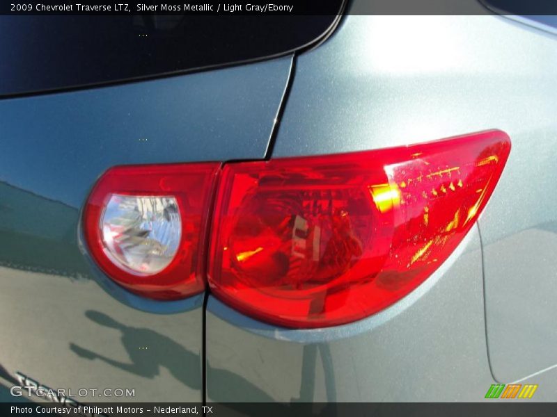 Silver Moss Metallic / Light Gray/Ebony 2009 Chevrolet Traverse LTZ