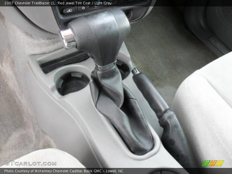 Red Jewel Tint Coat / Light Gray 2007 Chevrolet TrailBlazer LS
