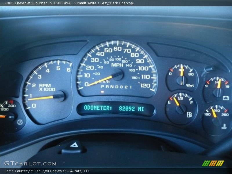 Summit White / Gray/Dark Charcoal 2006 Chevrolet Suburban LS 1500 4x4