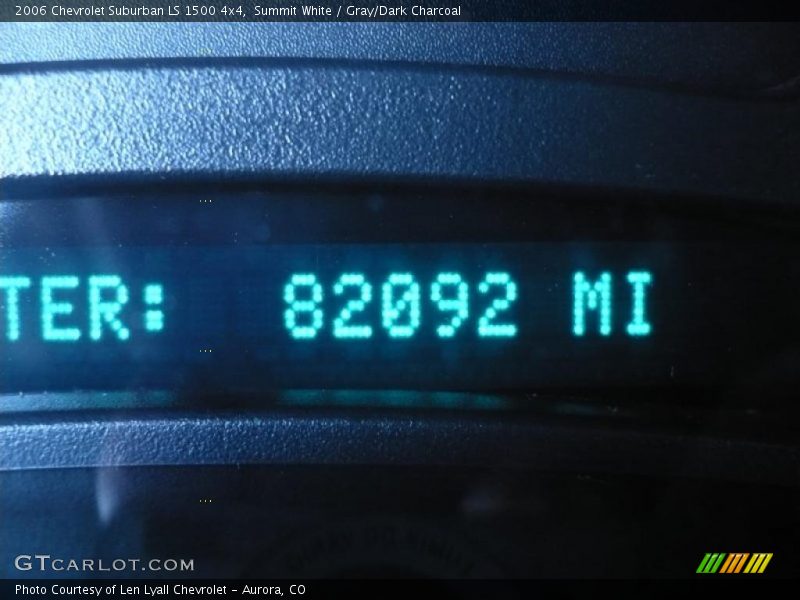Summit White / Gray/Dark Charcoal 2006 Chevrolet Suburban LS 1500 4x4