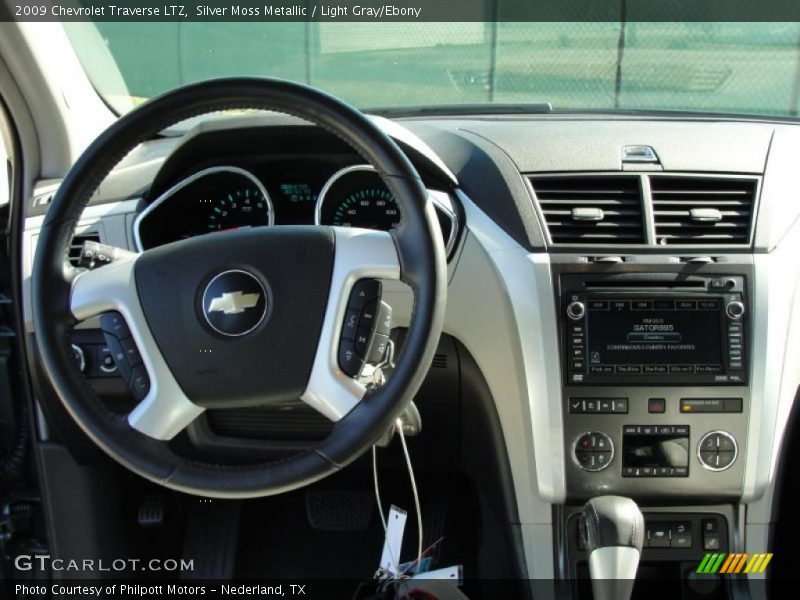 Silver Moss Metallic / Light Gray/Ebony 2009 Chevrolet Traverse LTZ