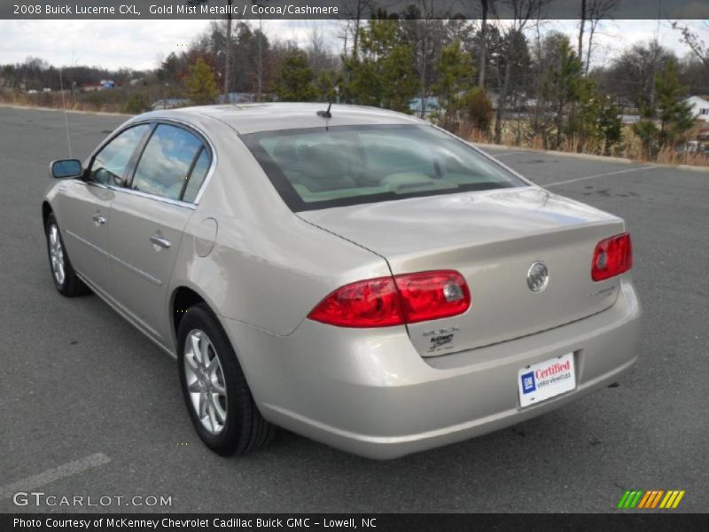 Gold Mist Metallic / Cocoa/Cashmere 2008 Buick Lucerne CXL