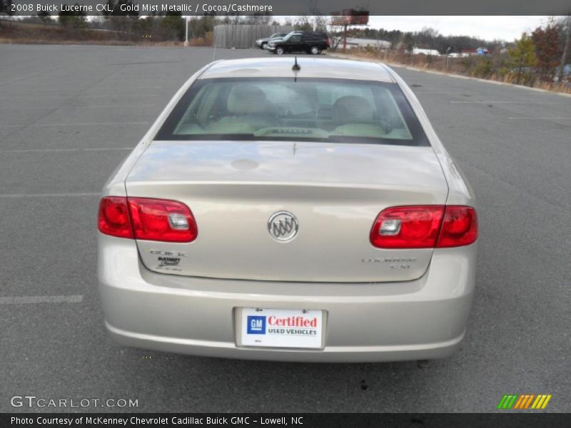 Gold Mist Metallic / Cocoa/Cashmere 2008 Buick Lucerne CXL