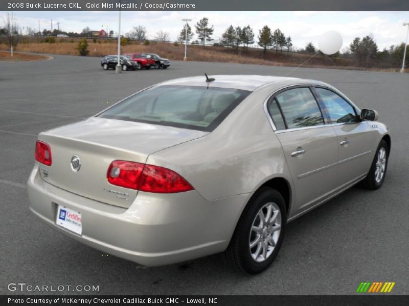 Gold Mist Metallic / Cocoa/Cashmere 2008 Buick Lucerne CXL