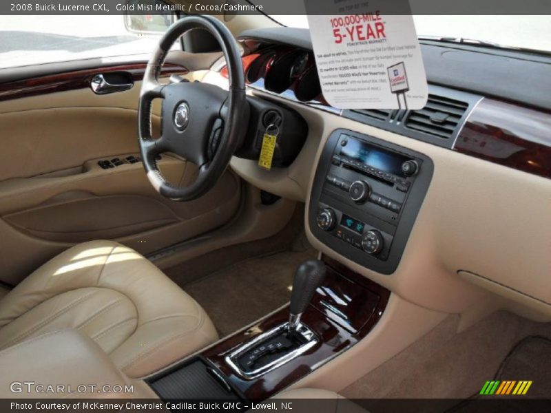 Gold Mist Metallic / Cocoa/Cashmere 2008 Buick Lucerne CXL