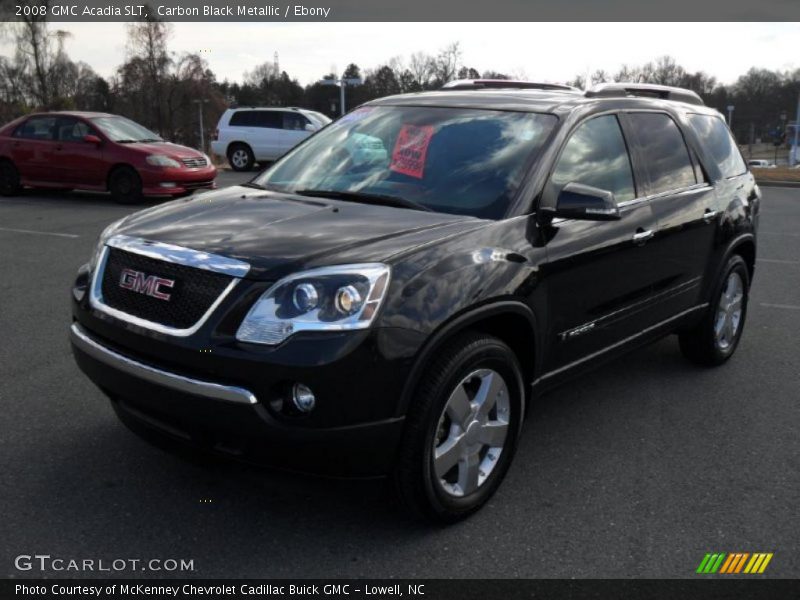Carbon Black Metallic / Ebony 2008 GMC Acadia SLT
