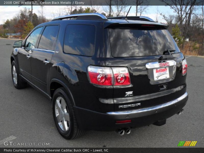 Carbon Black Metallic / Ebony 2008 GMC Acadia SLT